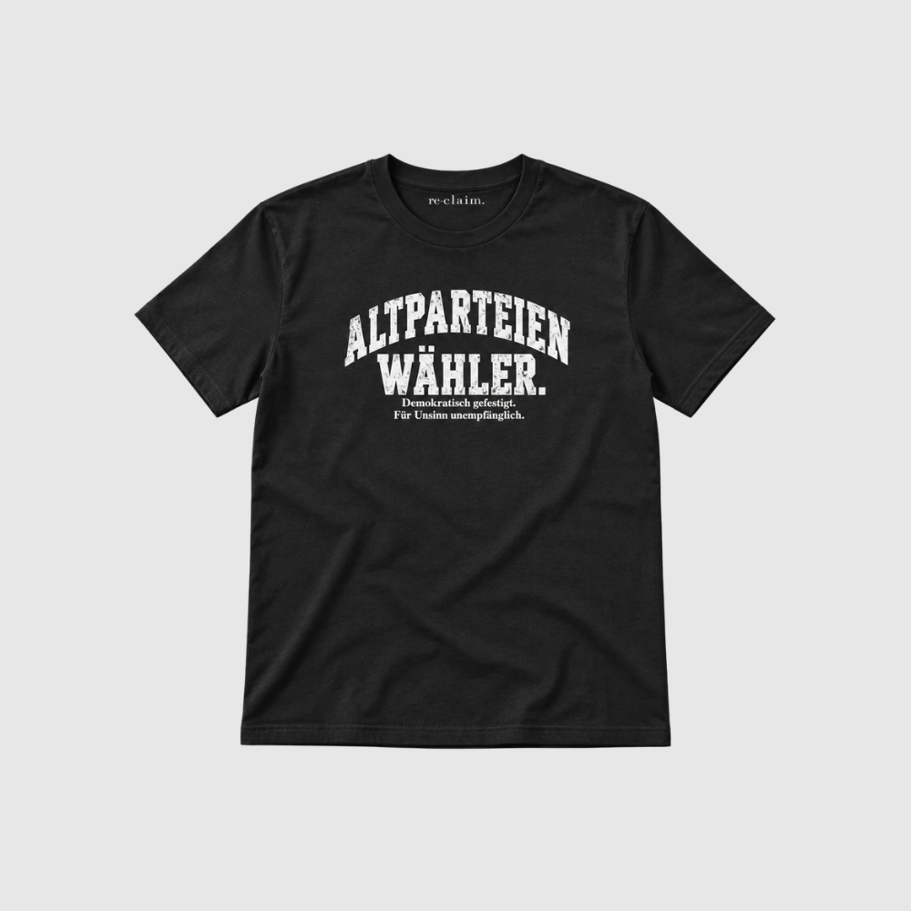 ALTPARTEIENWÄHLER. ORGANIC T-SHIRT