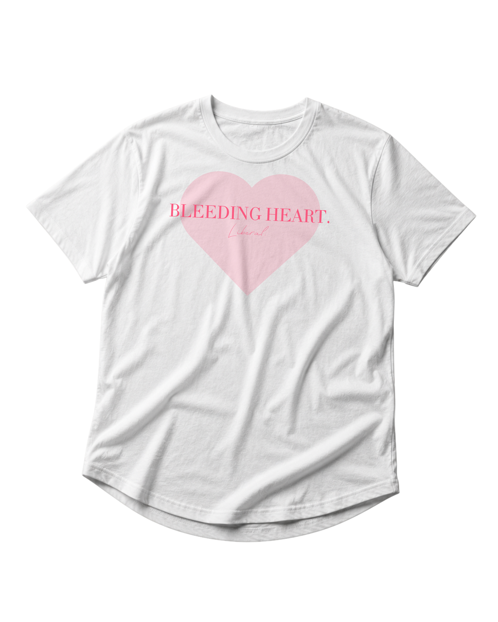 "BLEEDING HEART LIBERAL." FITTED LADIES SHIRT