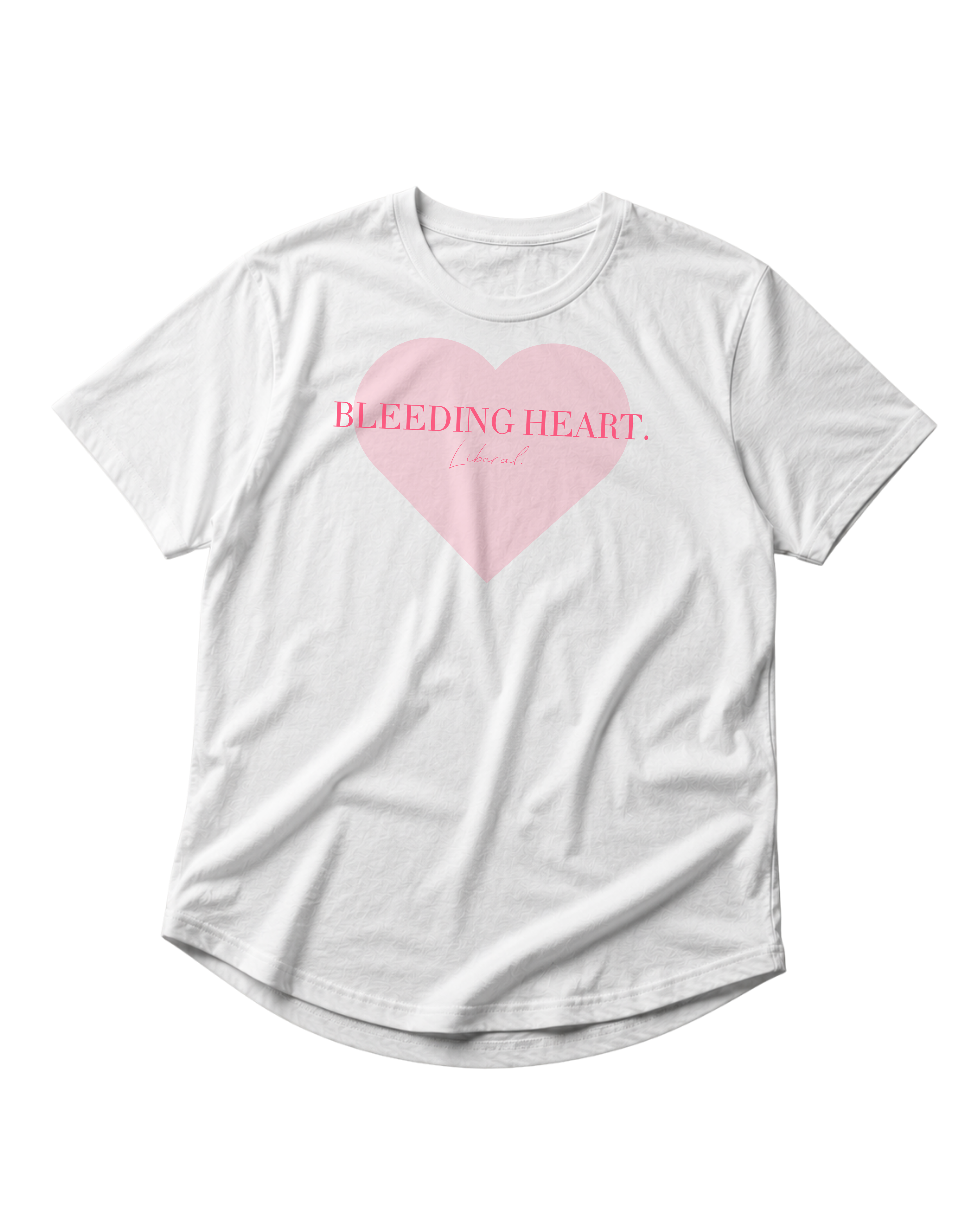 "BLEEDING HEART LIBERAL." FITTED LADIES SHIRT