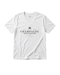 "CHAMPAGNE SOCIALIST" MENS V-NECK SHIRT