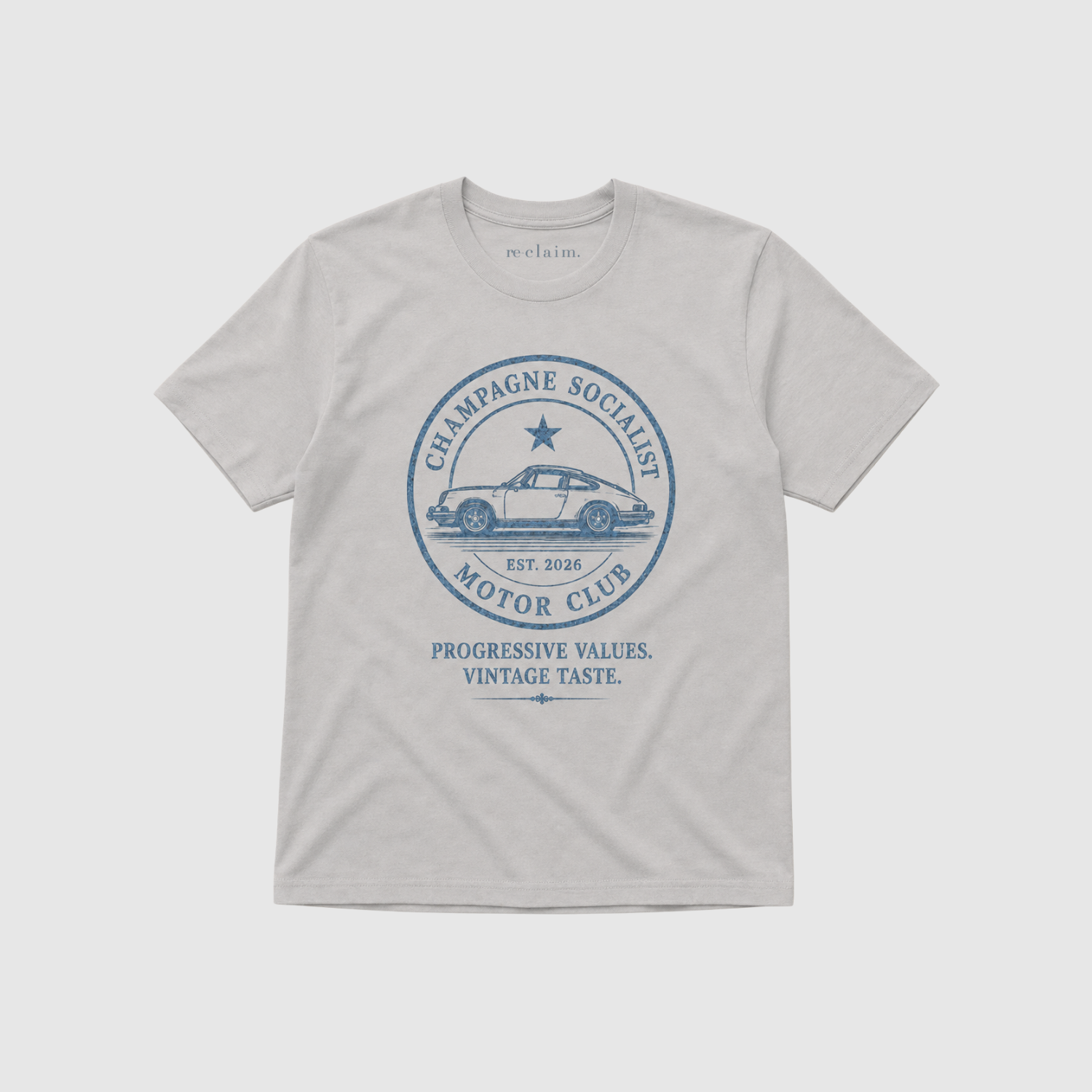 "CHAMPAGNE SOCIALIST MOTOR CLUB" ORGANIC T-SHIRT - Organic Shirt