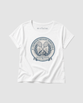 "CHAMPAGNE SOCIALIST TENNIS CLUB" WOMENS EXTENDED SHOULDER SHIRT