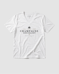 "CHAMPAGNE SOCIALIST" MENS V-NECK SHIRT