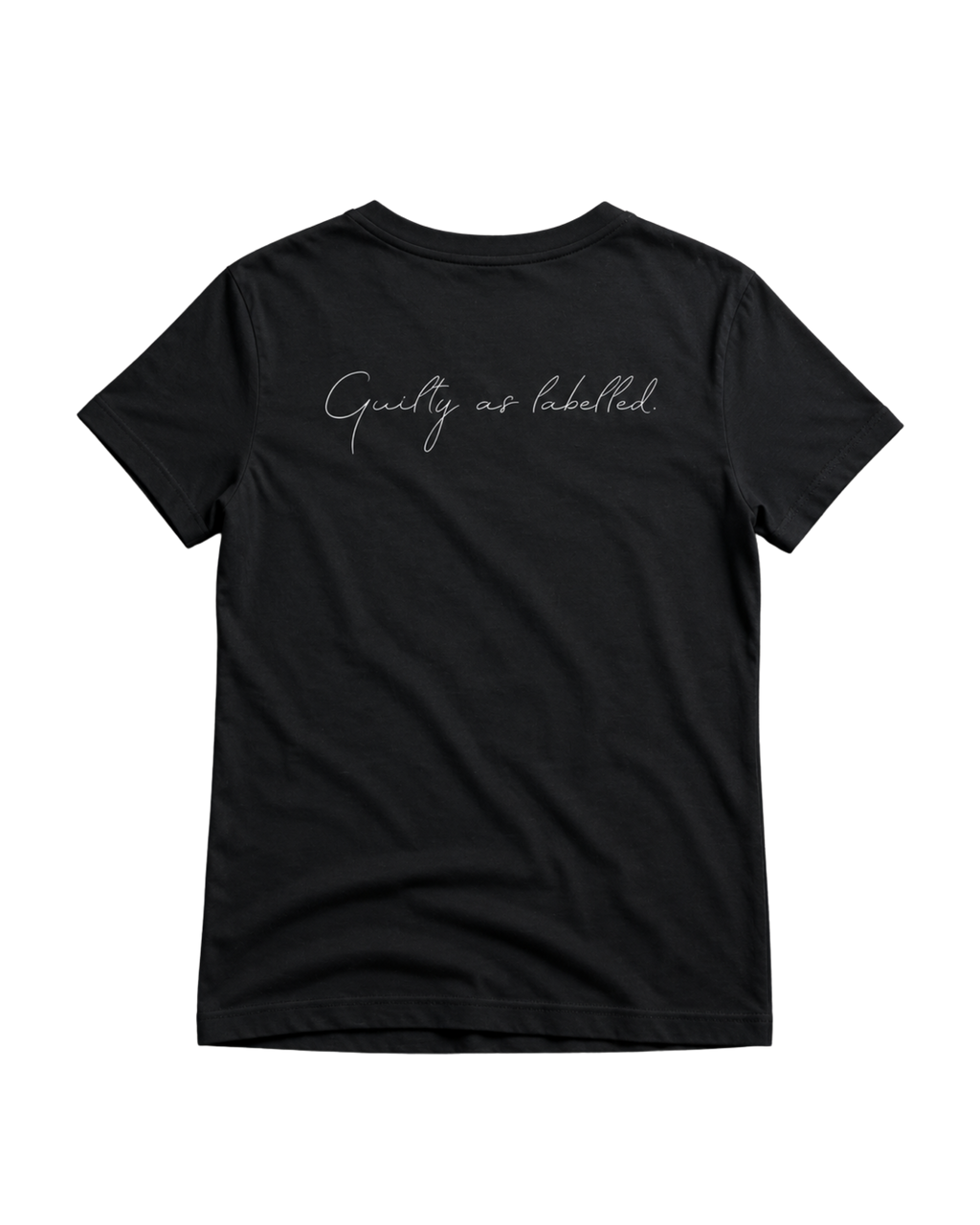 "CHAMPAGNE SOCIALIST." LADIES V-NECK SHIRT