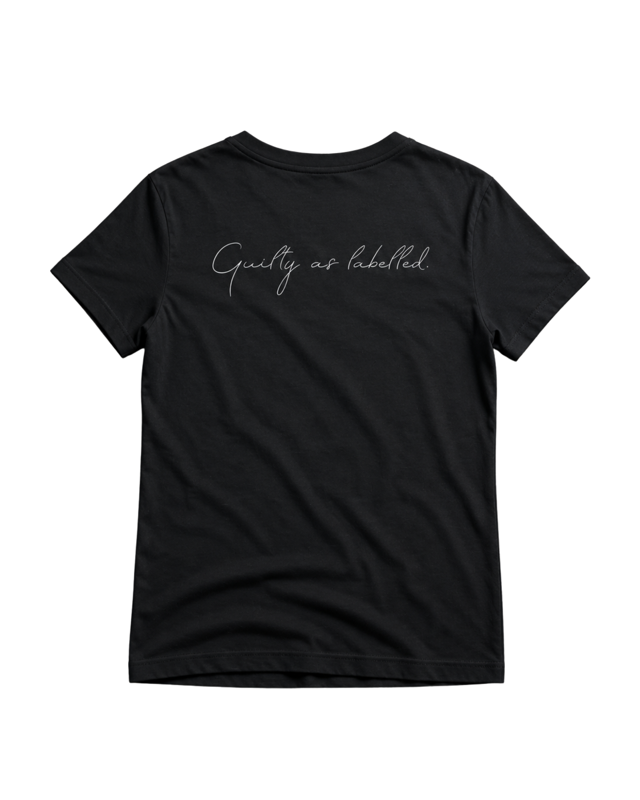 "CHAMPAGNE SOCIALIST." LADIES V-NECK SHIRT