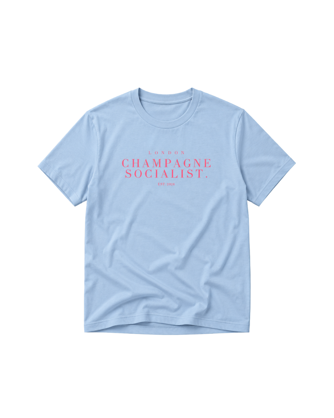 "LONDON CHAMPAGNE SOCIALIST" LADIES SHIRT