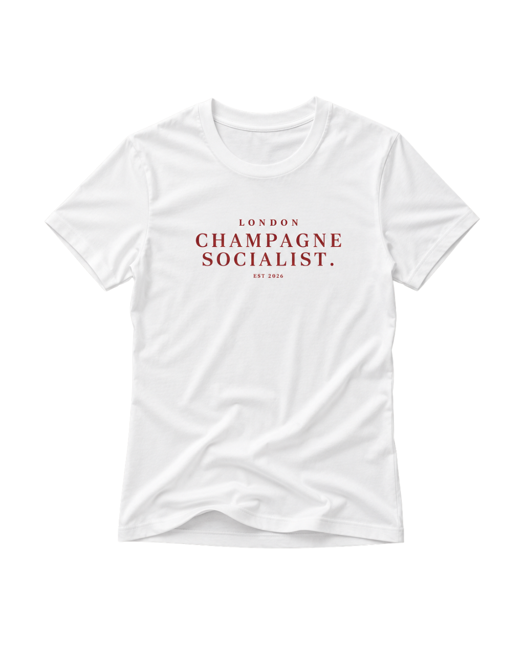 "LONDON CHAMPAGNE SOCIALIST" LADIES SHIRT