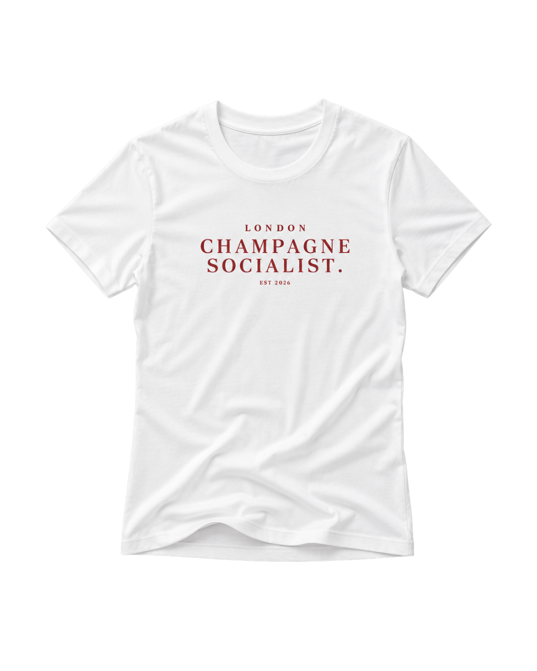 "LONDON CHAMPAGNE SOCIALIST" LADIES SHIRT