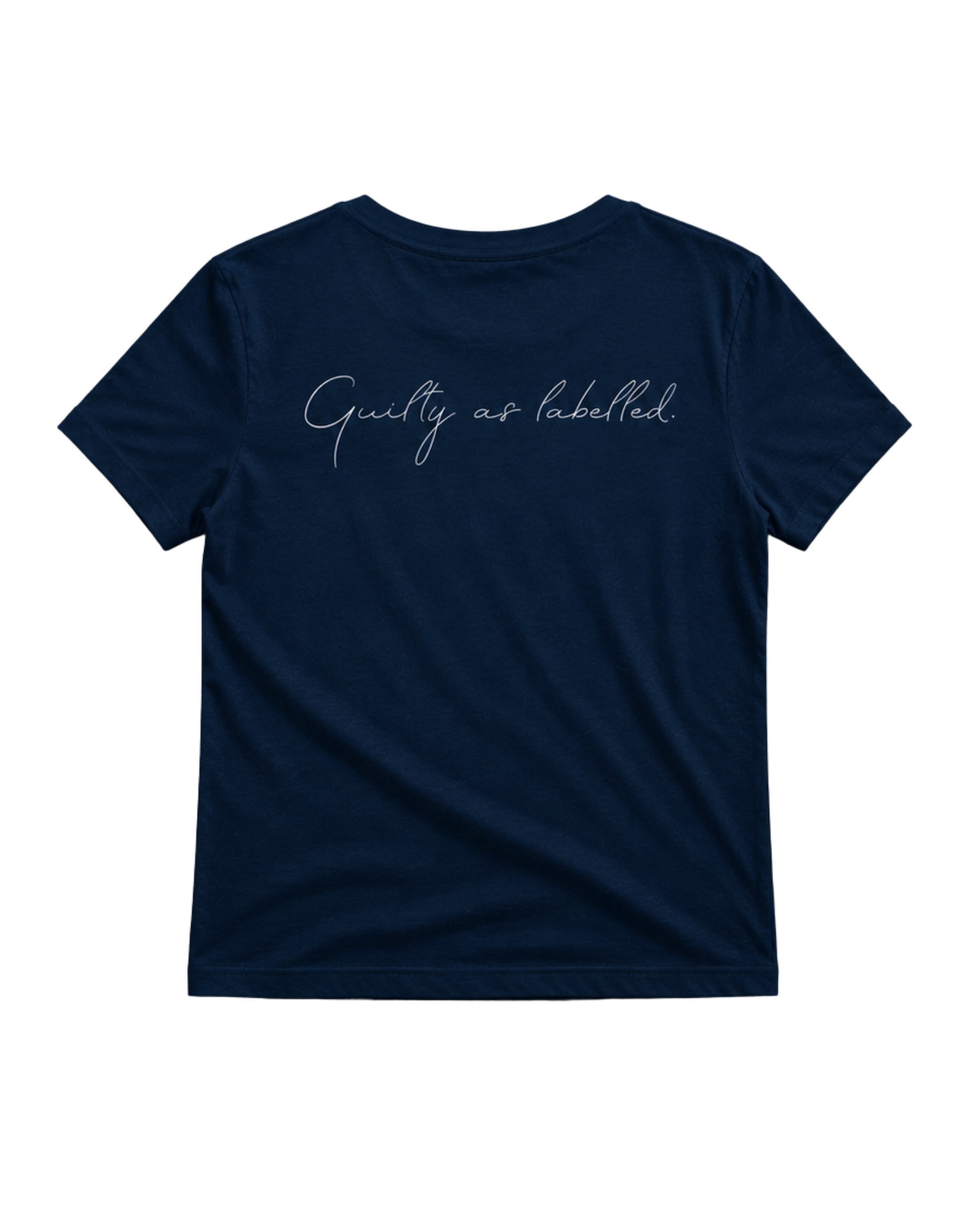 "CHAMPAGNE SOCIALIST." LADIES V-NECK SHIRT