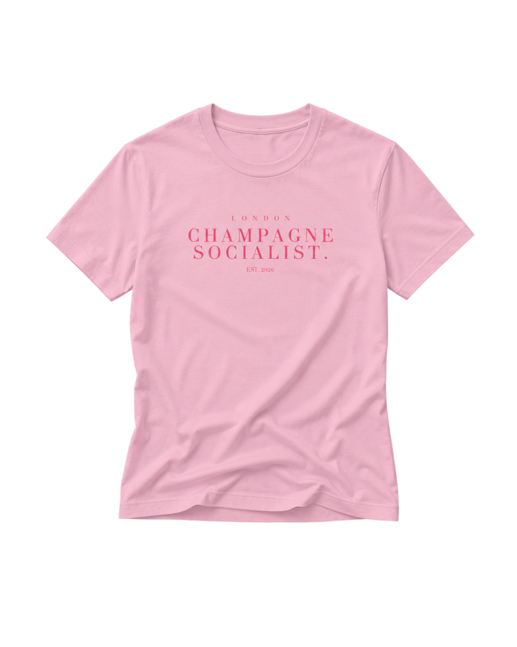 "LONDON CHAMPAGNE SOCIALIST" LADIES SHIRT