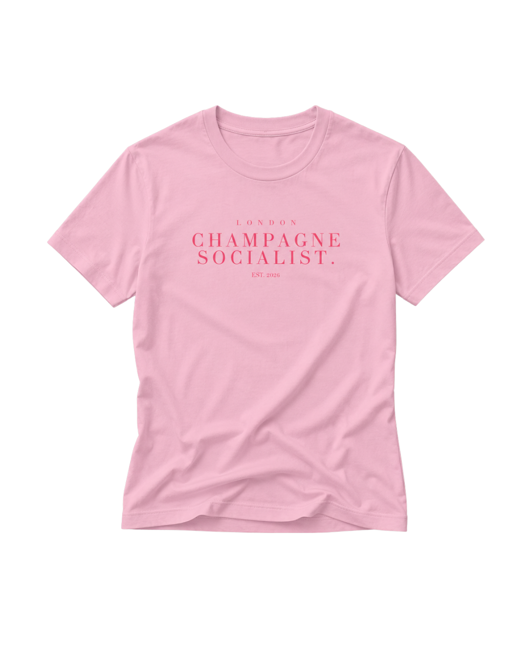 "LONDON CHAMPAGNE SOCIALIST" LADIES SHIRT