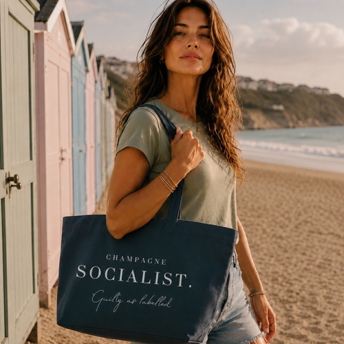"CHAMPAGNE SOCIALIST." SHOPPER