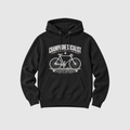 "CHAMPAGNE SOCIALIST CYCLING CLUB" ORGANIC HOODIE