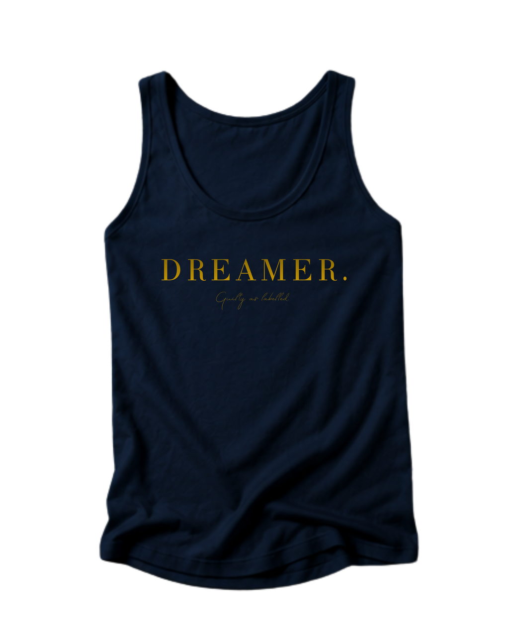 "DREAMER." LADIES FITTED TANK TOP