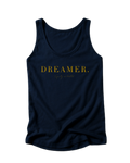 "DREAMER." LADIES FITTED TANK TOP