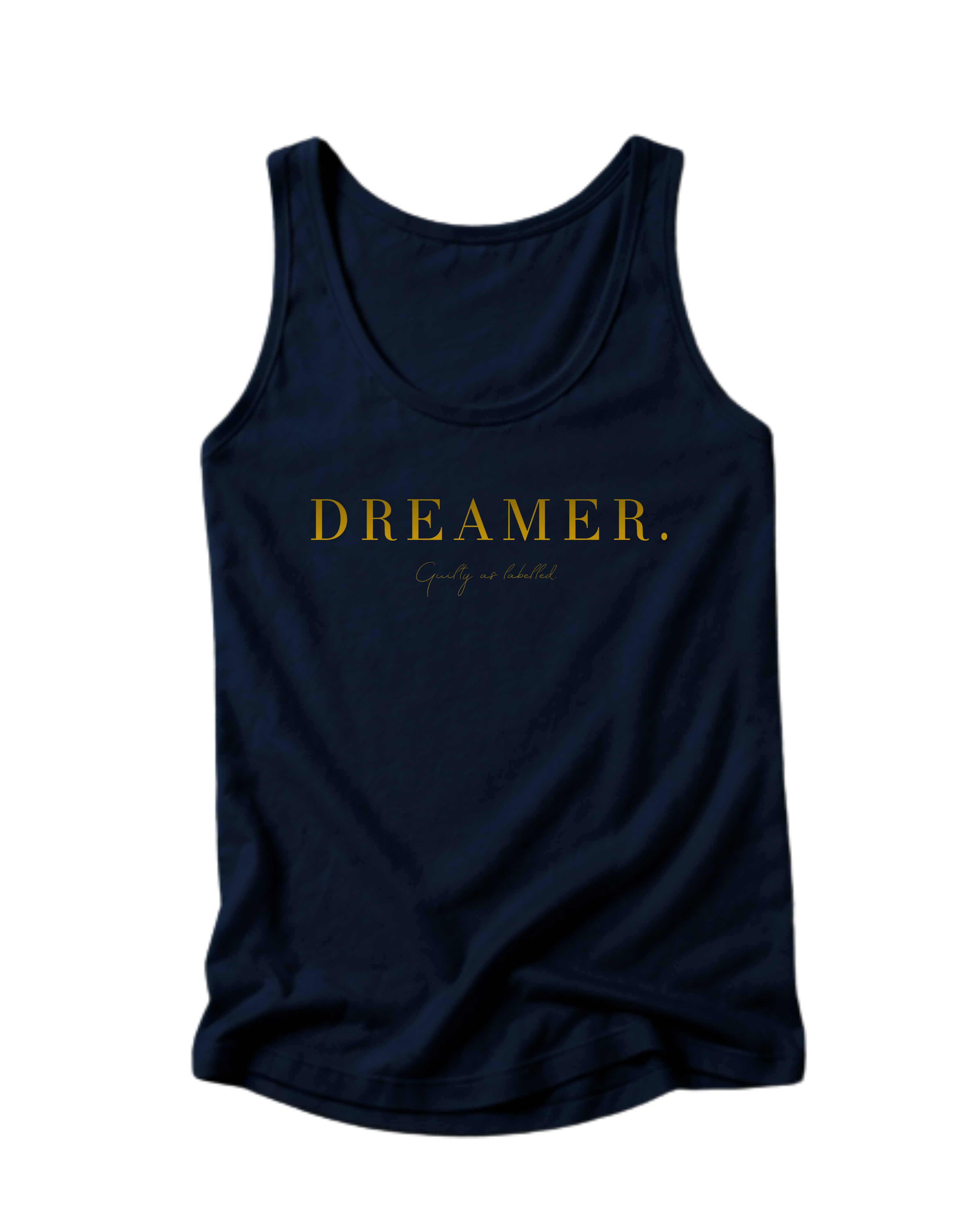 "DREAMER." LADIES FITTED TANK TOP