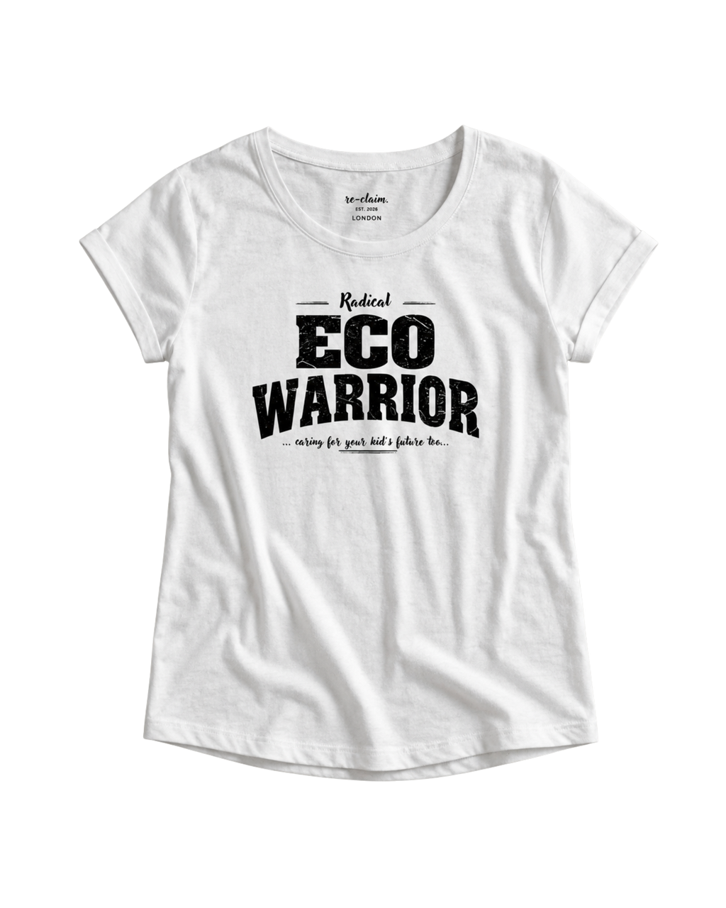 "RADICAL ECO WARRIOR" WOMENS EXTENDED SHOULDER SHIRT