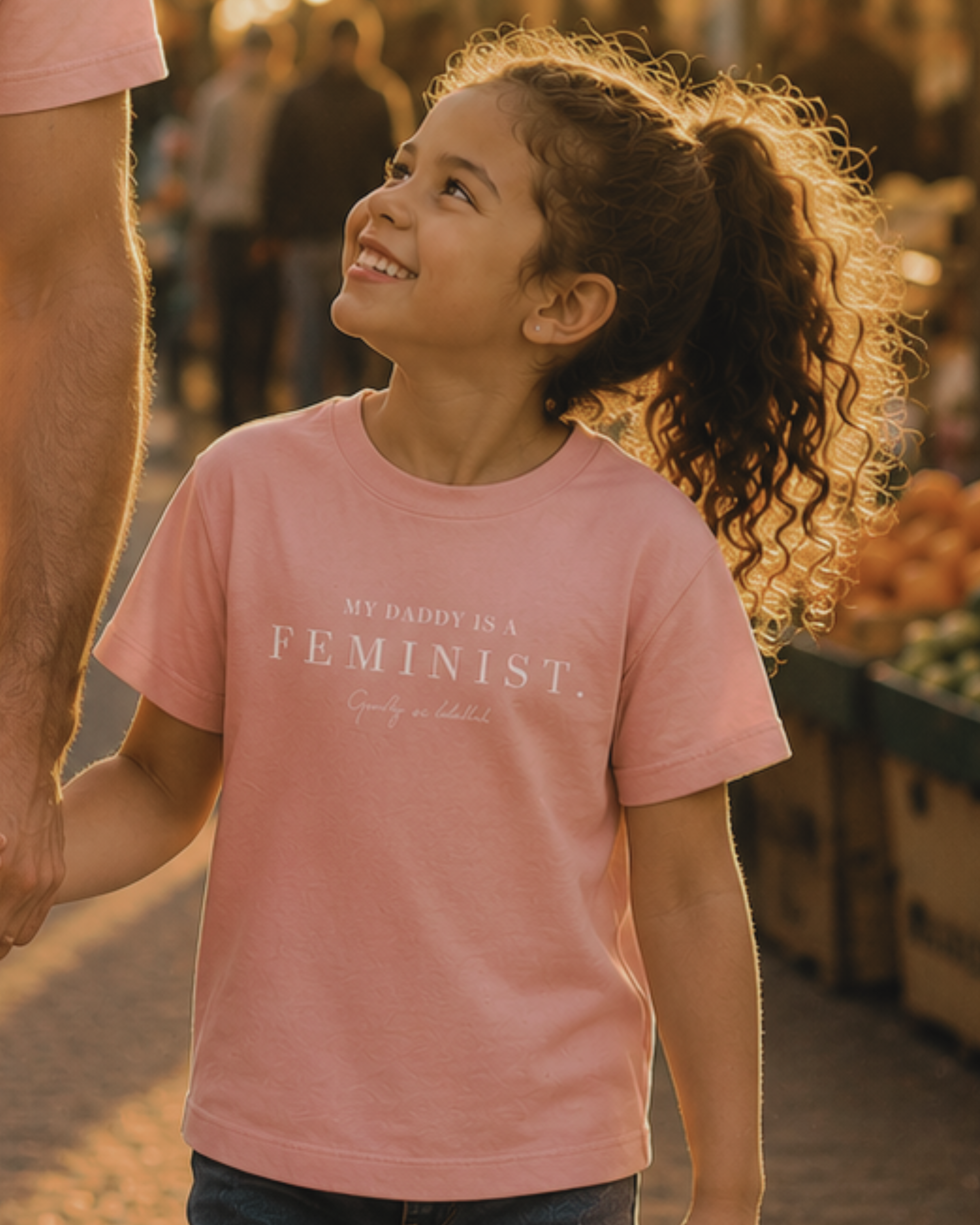 "MY DADDY IS A FEMINIST." KIDS SHIRT