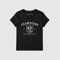 "CHAMPAGNE SOCIALIST - GUARDIAN MORNINGS, BORDEAUX NIGHTS" MENS V-NECK SHIRT