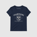 "CHAMPAGNE SOCIALIST - GUARDIAN MORNINGS, BORDEAUX NIGHTS" MENS V-NECK SHIRT