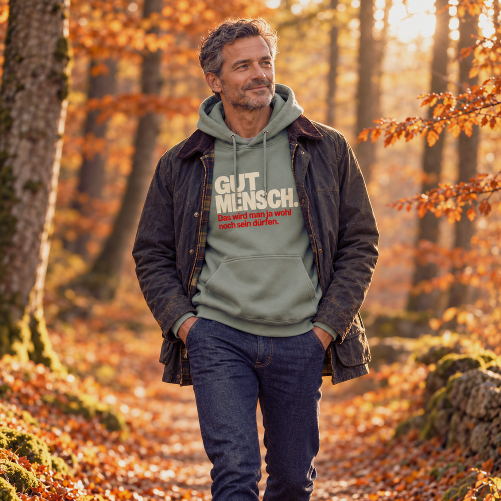 "GUTMENSCH."  ORGANIC HOODIE