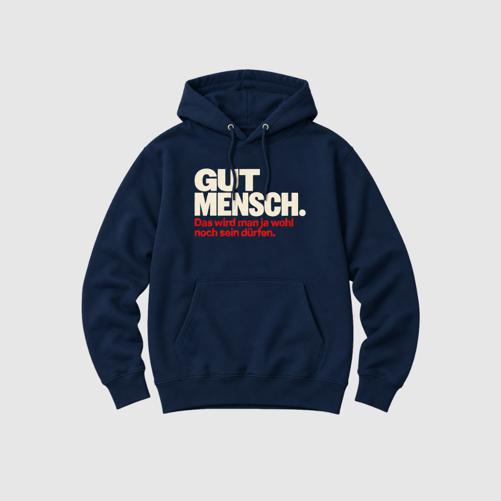 "GUTMENSCH."  ORGANIC HOODIE