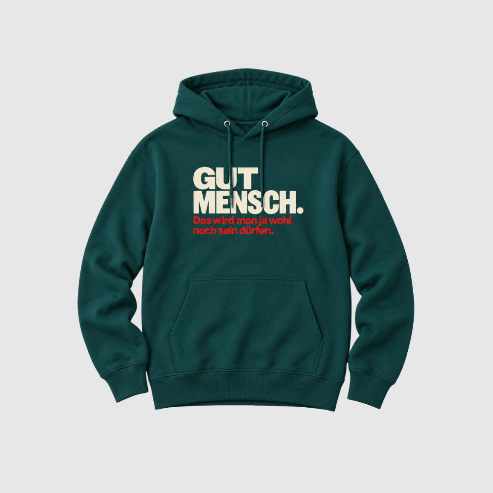 "GUTMENSCH."  ORGANIC HOODIE