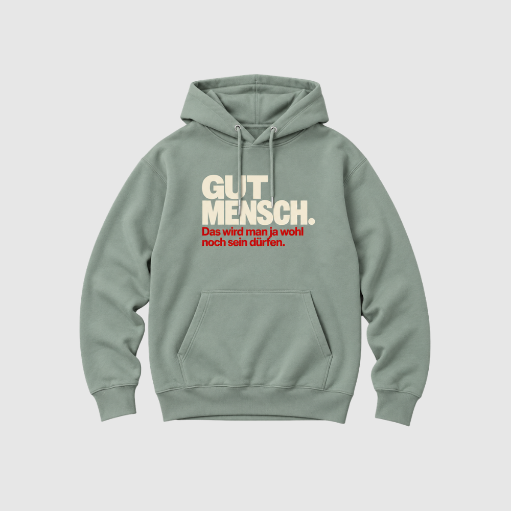 "GUTMENSCH."  ORGANIC HOODIE