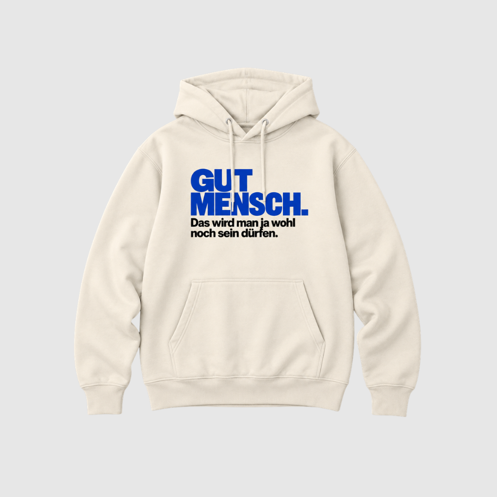 "GUTMENSCH."  ORGANIC HOODIE