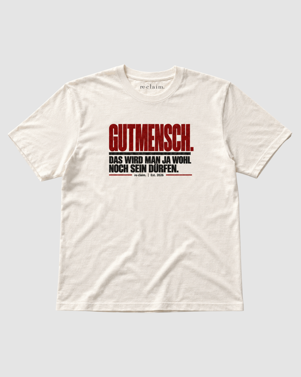 "GUTMENSCH" ORGANIC T-SHIRT