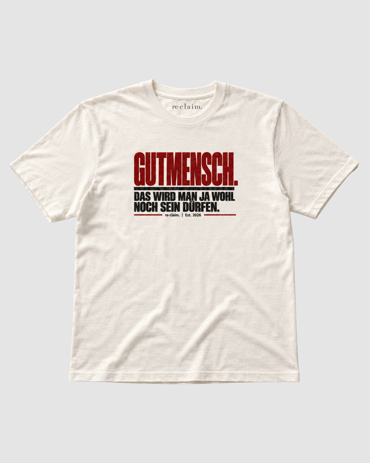 "GUTMENSCH" ORGANIC T-SHIRT