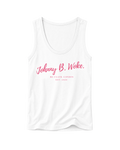 "JOHNNY B. WOKE." LADIES FITTED TANK TOP