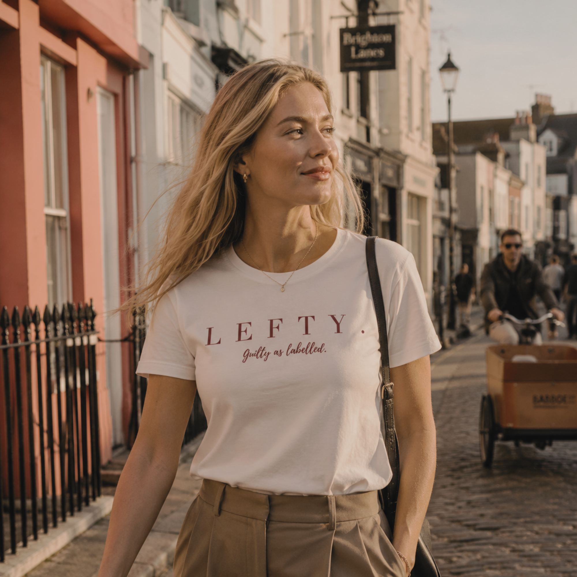 "LEFTY."  FITTED LADIES SHIRT