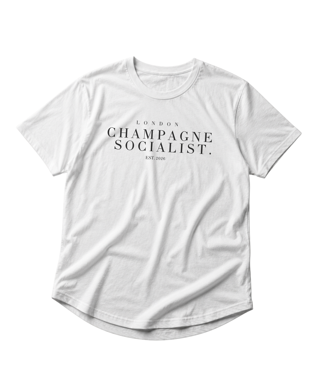"LONDON CHAMPAGNE SOCIALIST." SHIRT