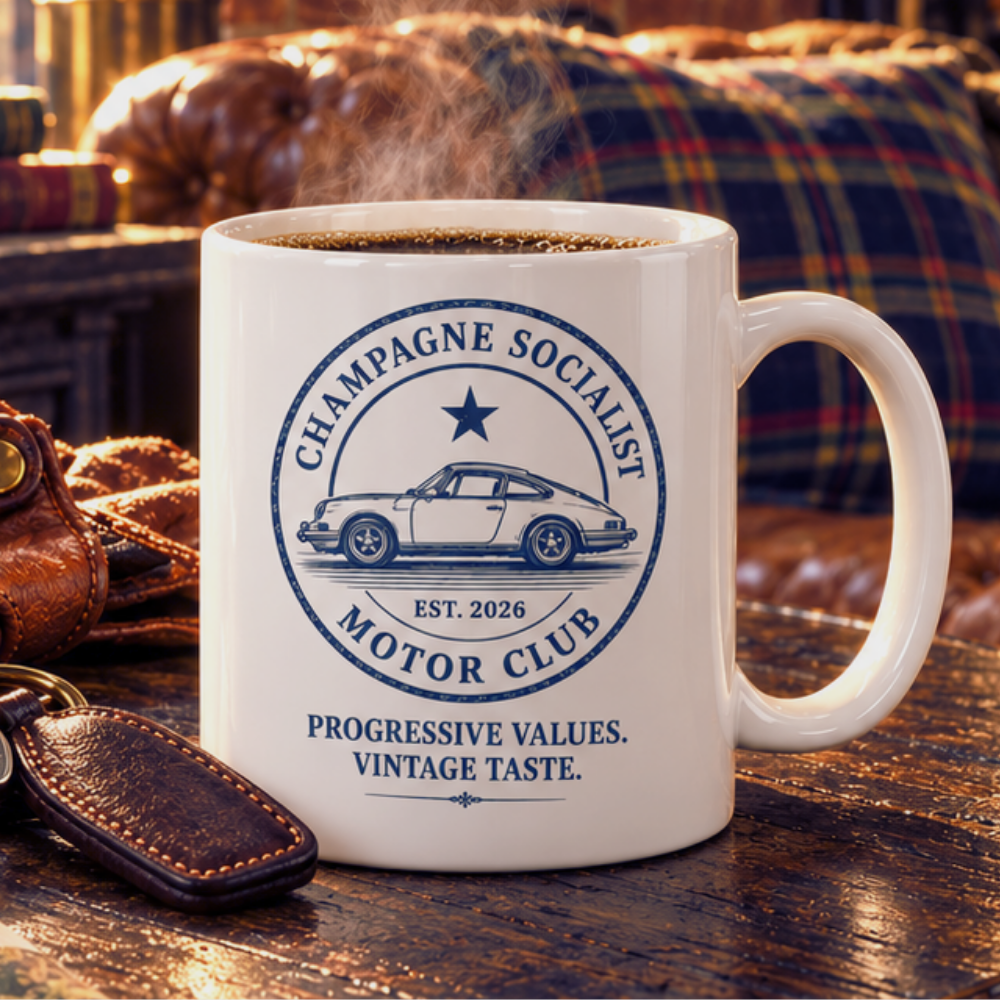 "CHAMPAGNE SOCIALIST MOTOR CLUB" TASSE