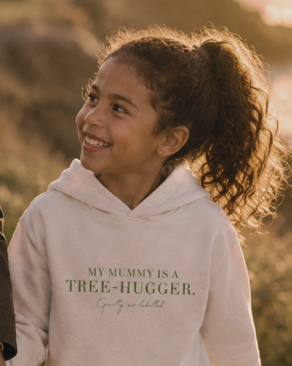 "MY MUMMY IS A TREE-HUGGER." KIDS HOODIE