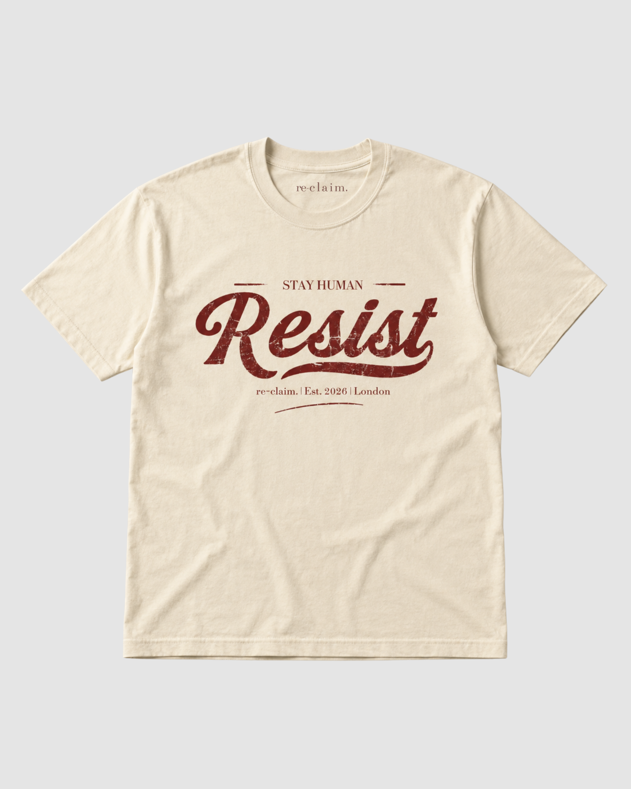 "RESIST" ORGANIC T-SHIRT