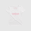 "PARIS CHAMPAGNE SOCIALIST." LADIES V-NECK SHIRT