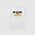 "RE-CLAIM. YOUR COLOURS" ORGANIC T-SHIRT