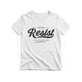 "RESIST" MENS ORGANIC V-NECK SHIRT