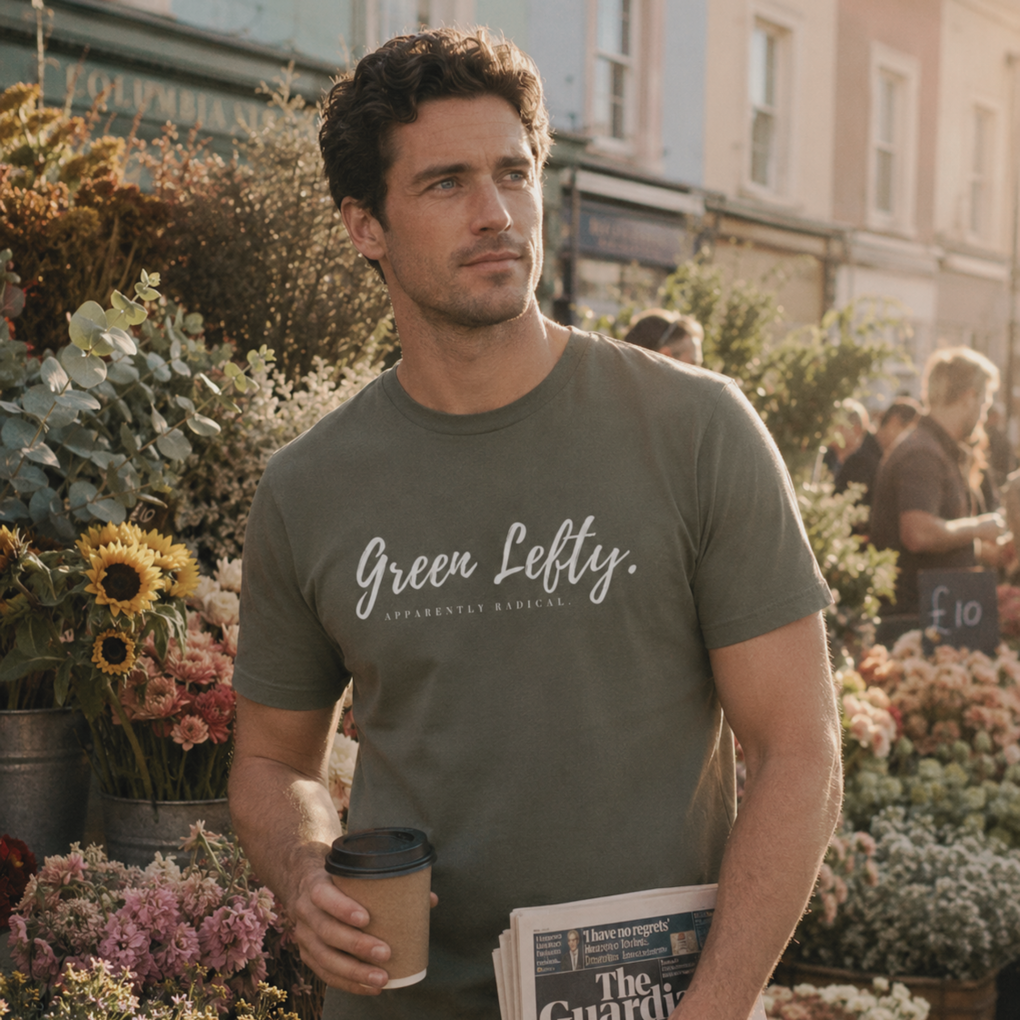 "GREEN LEFTY." SHIRT