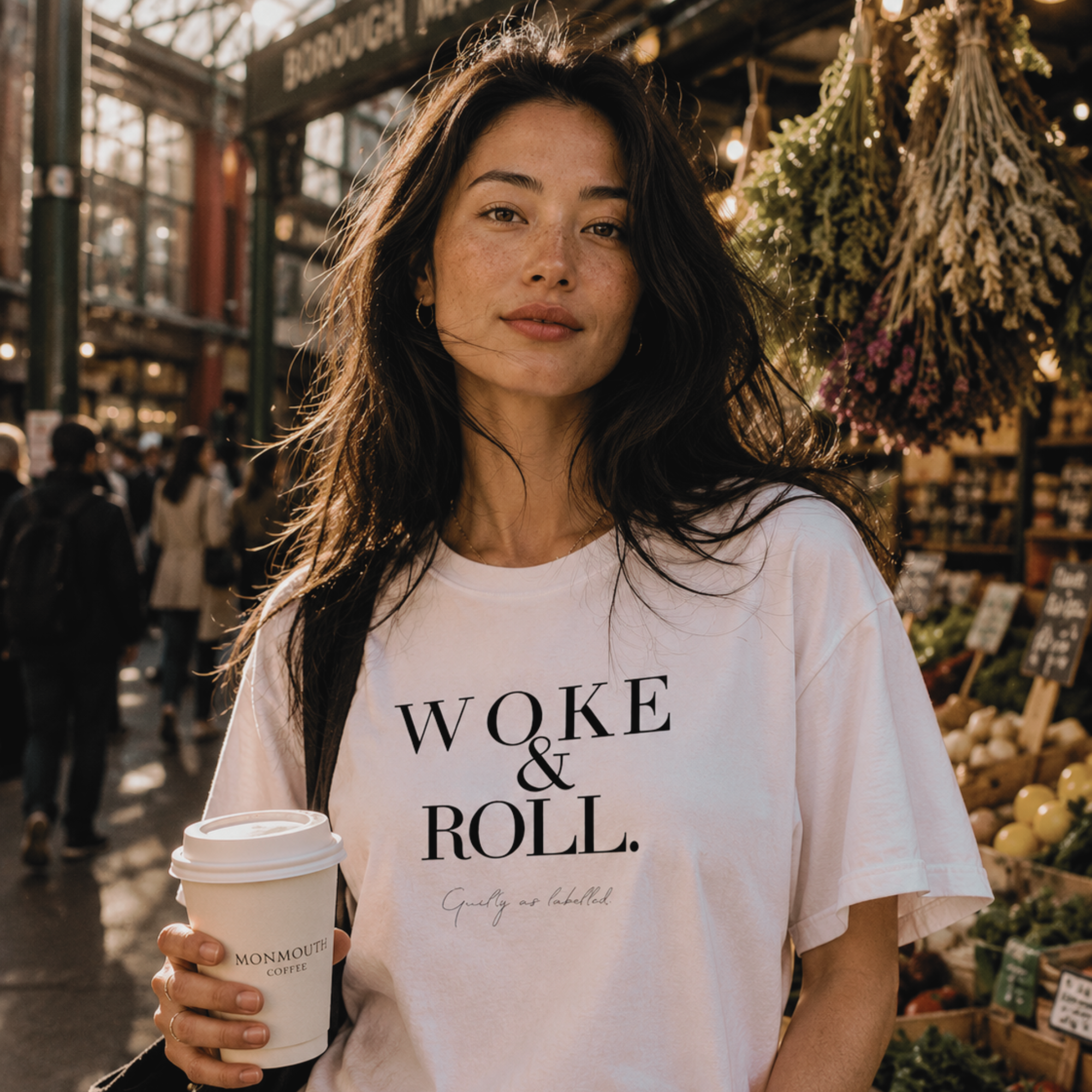 "WOKE & ROLL." SHIRT