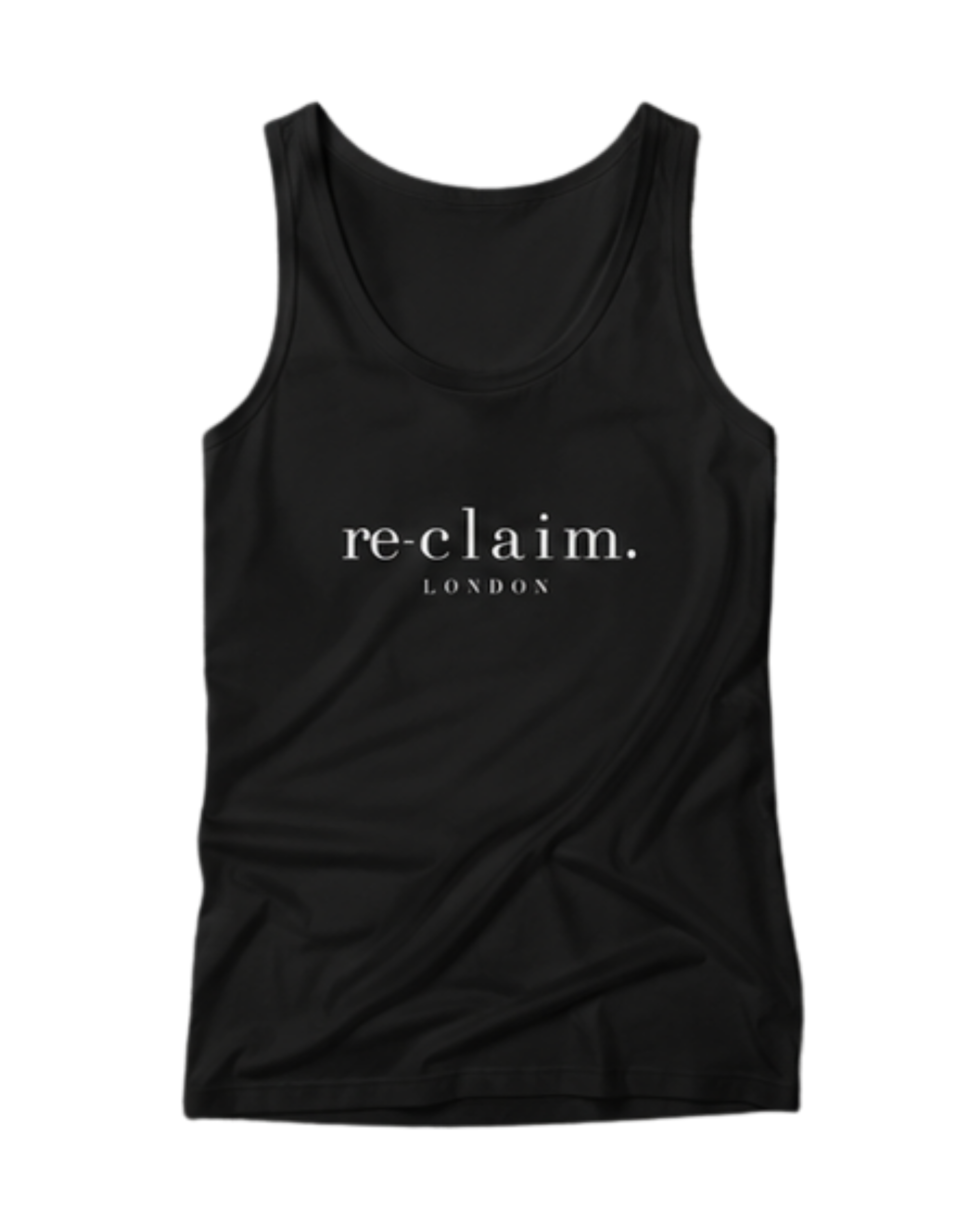 "RE-CLAIM. LONDON" LADIES TANK TOP