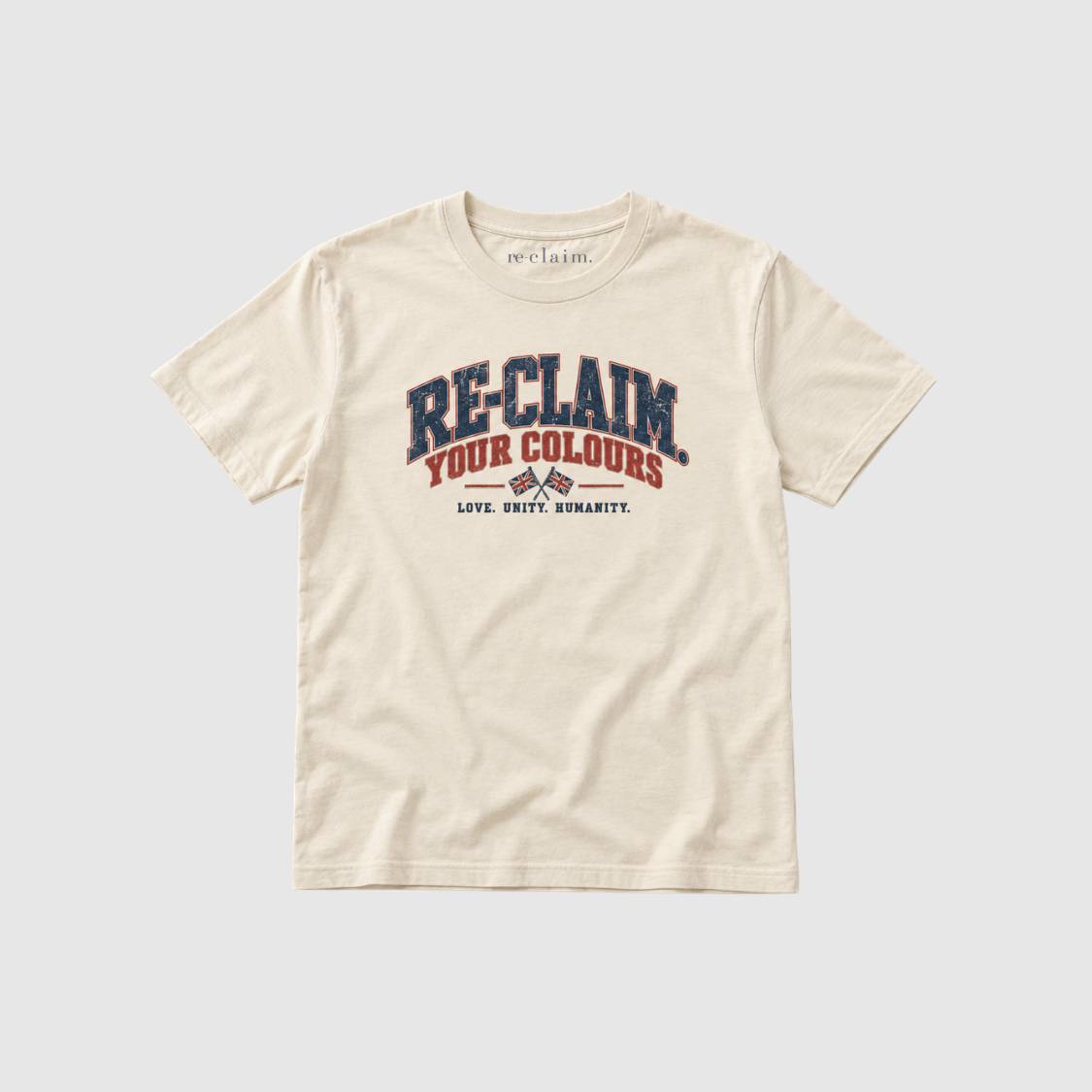 "RE-CLAIM. YOUR COLOURS" ORGANIC T-SHIRT - Organic Shirt