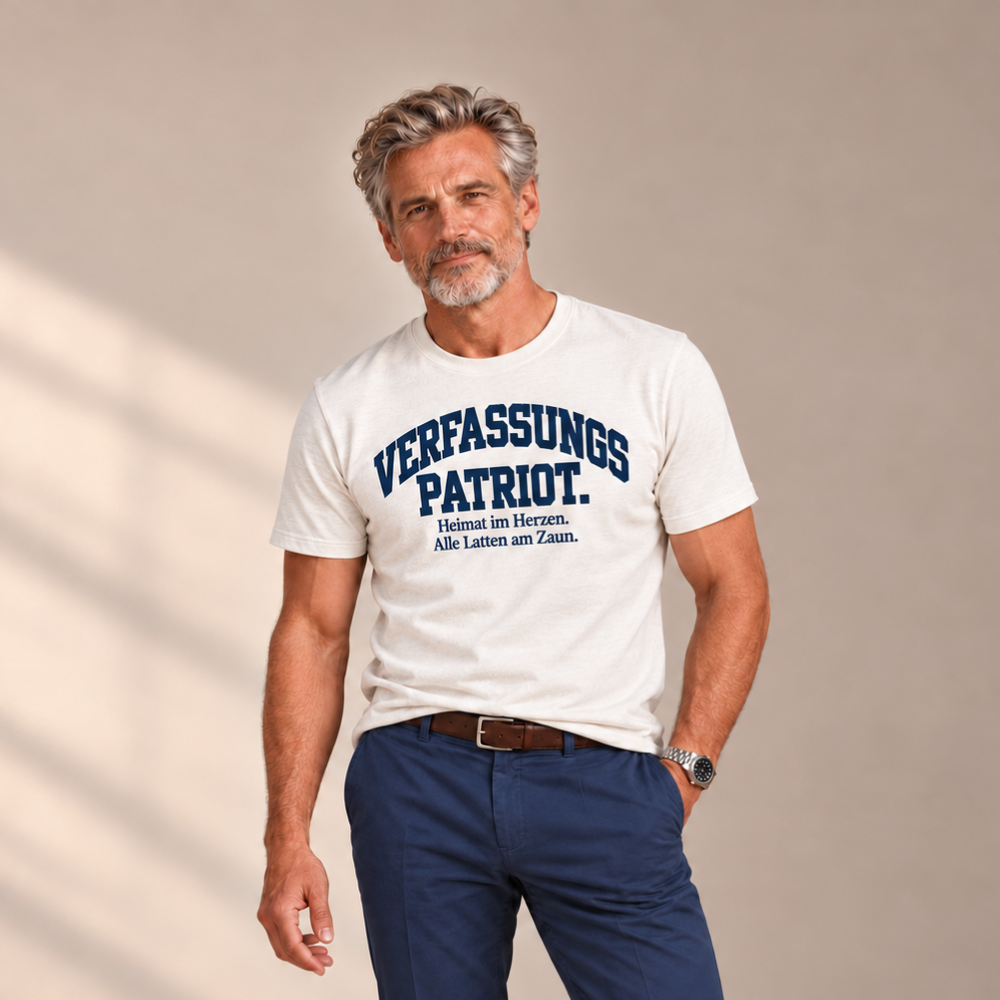 VERFASSUNGSPATRIOT. ORGANIC T-SHIRT