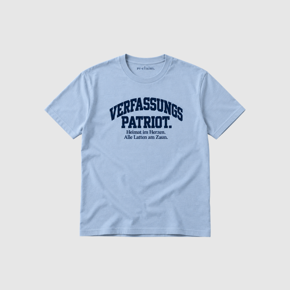 VERFASSUNGSPATRIOT. ORGANIC T-SHIRT