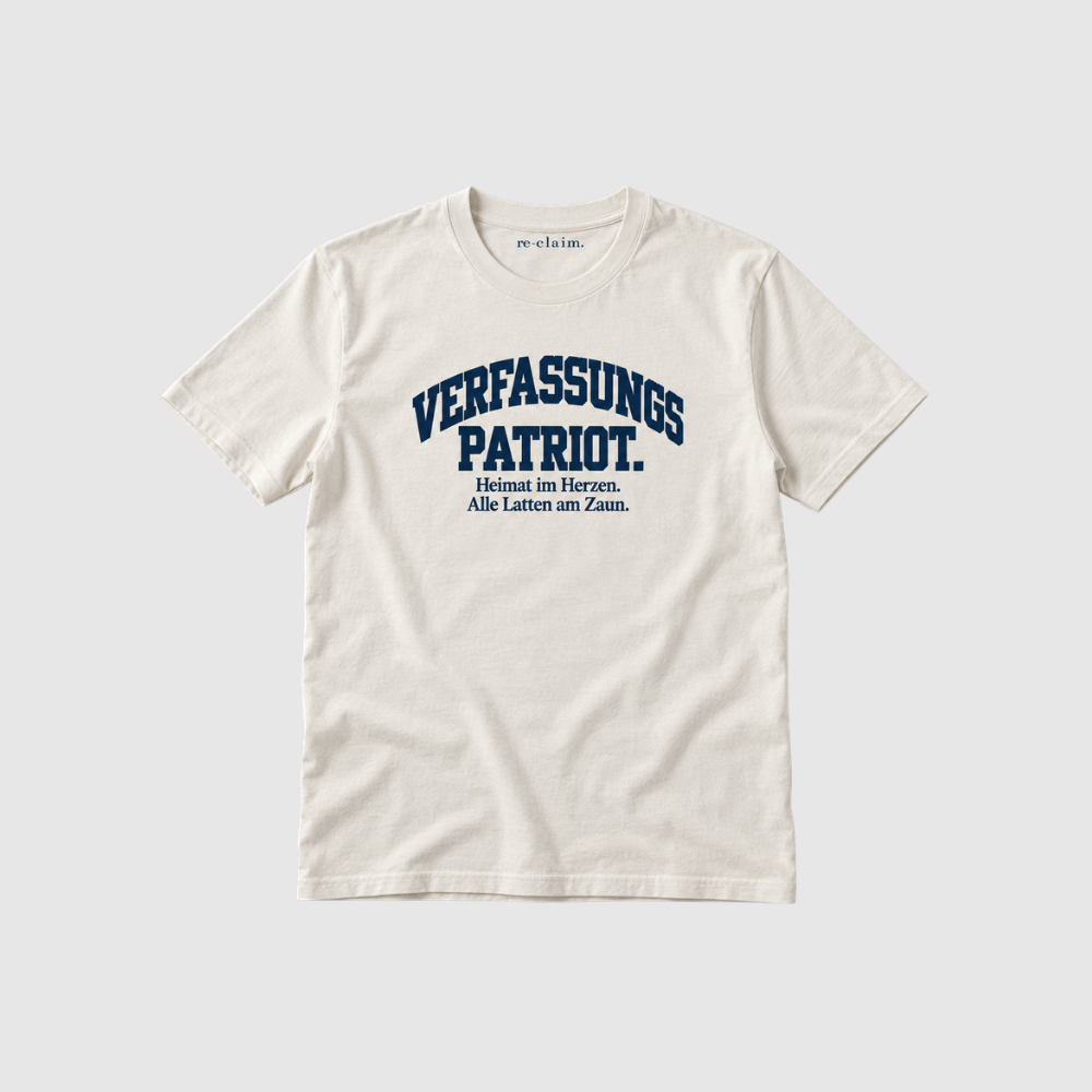 VERFASSUNGSPATRIOT. ORGANIC T-SHIRT