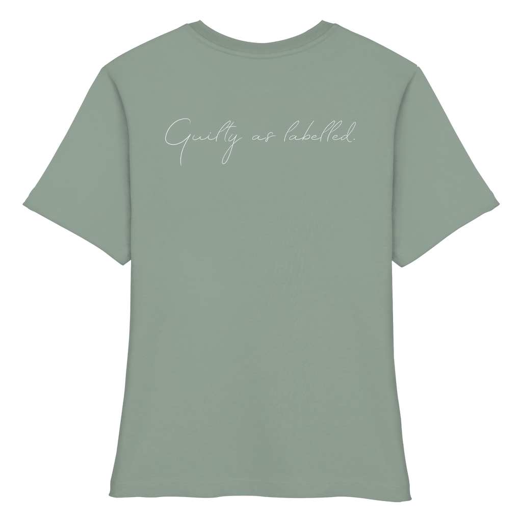 "WOKE & ROLL." FITTED LADIES SHIRT