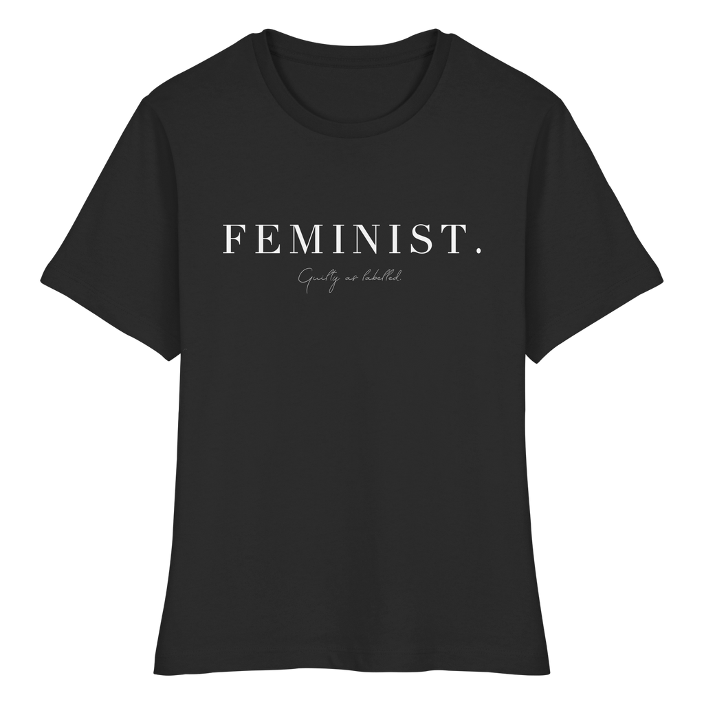 "FEMINIST." FITTED LADIES SHIRT