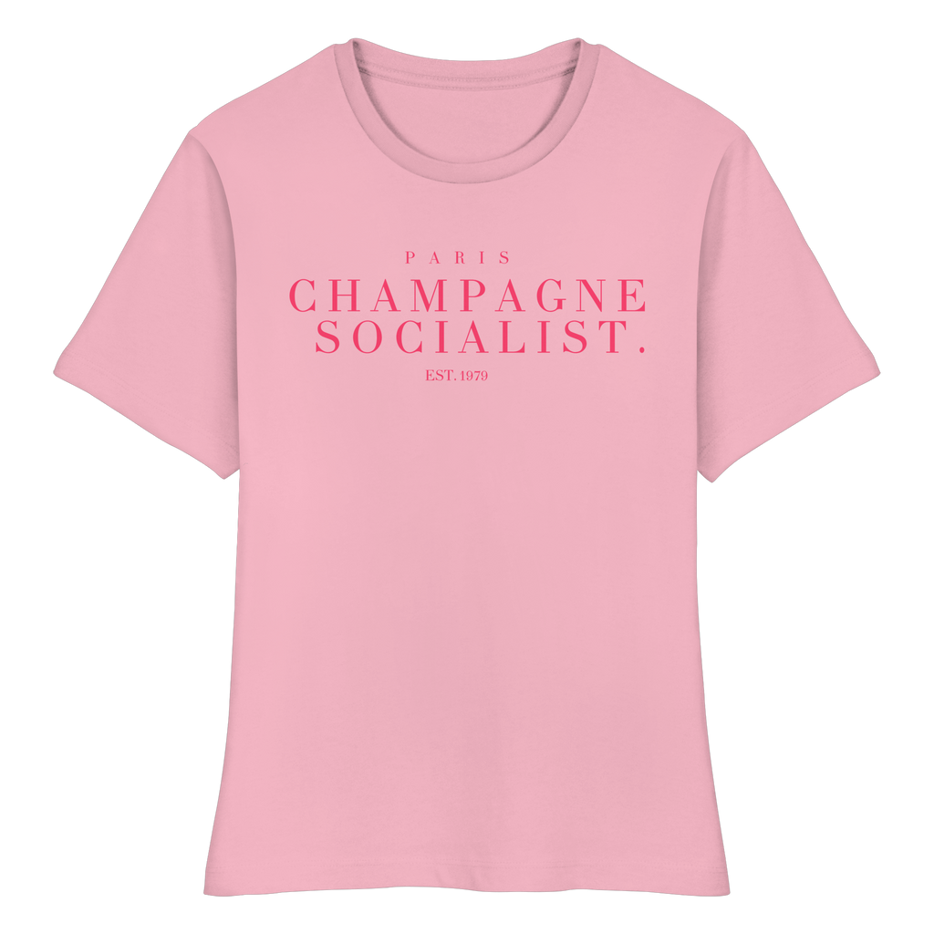 "PARIS CHAMPAGNE SOCIALIST." FITTED LADIES SHIRT